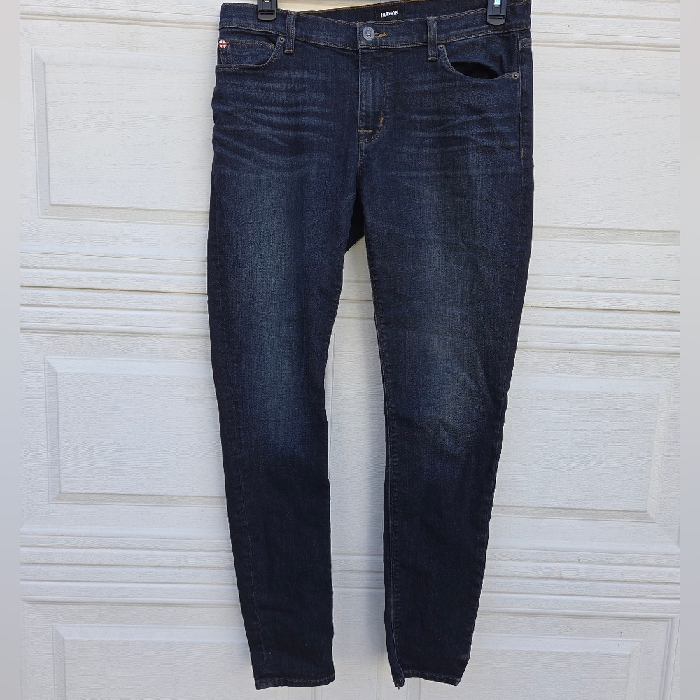Hudson Women's Dark Blue Jeans - Picture 1 of 8